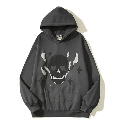 Retro skull hoodie