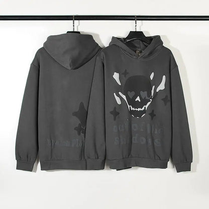 Retro skull hoodie